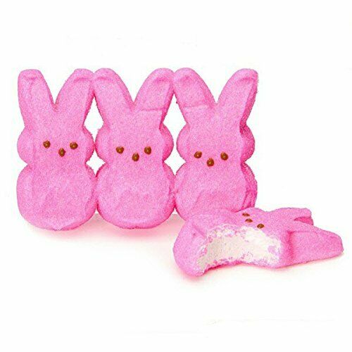 Marshmallows Peeps Coelho Rosa 42g
