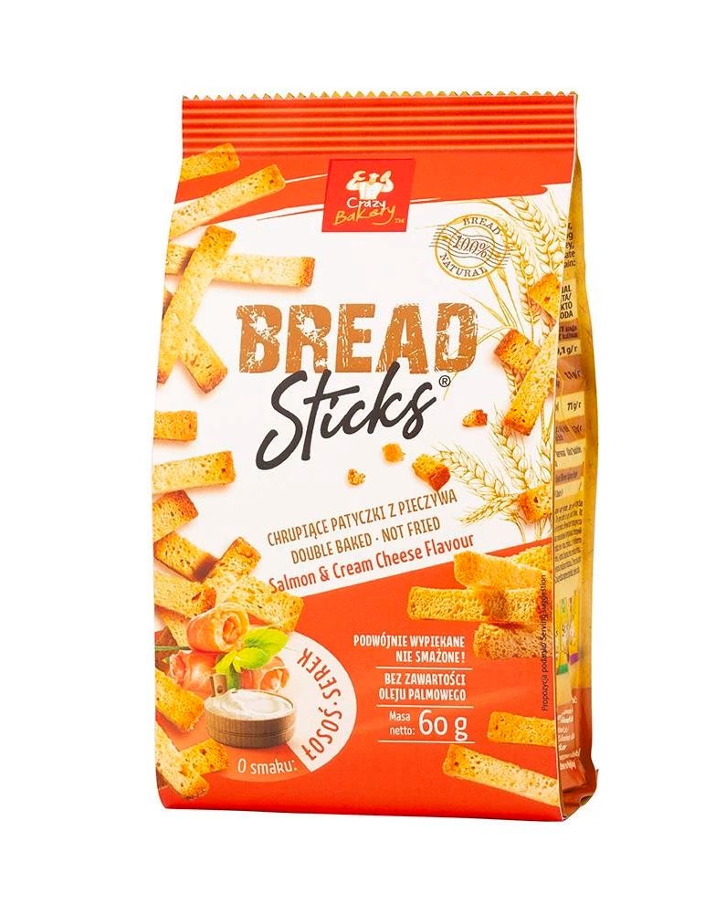 ブレッドスティック・サーモン＆クリームチーズ 60g