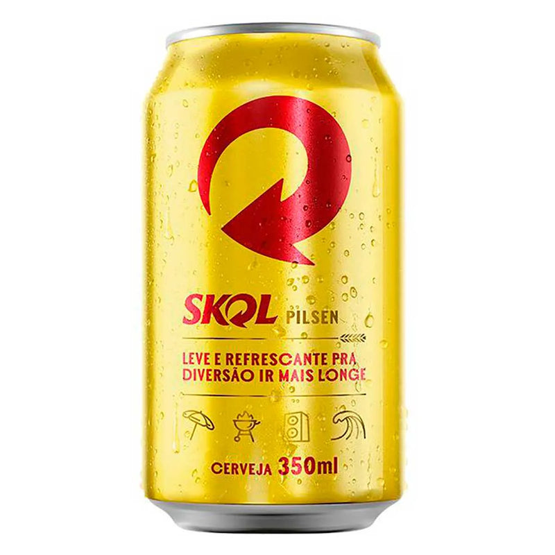 スコール ピルスナー (Skol Pilsen) ブラジル人気ナンバーワンビール 350ml