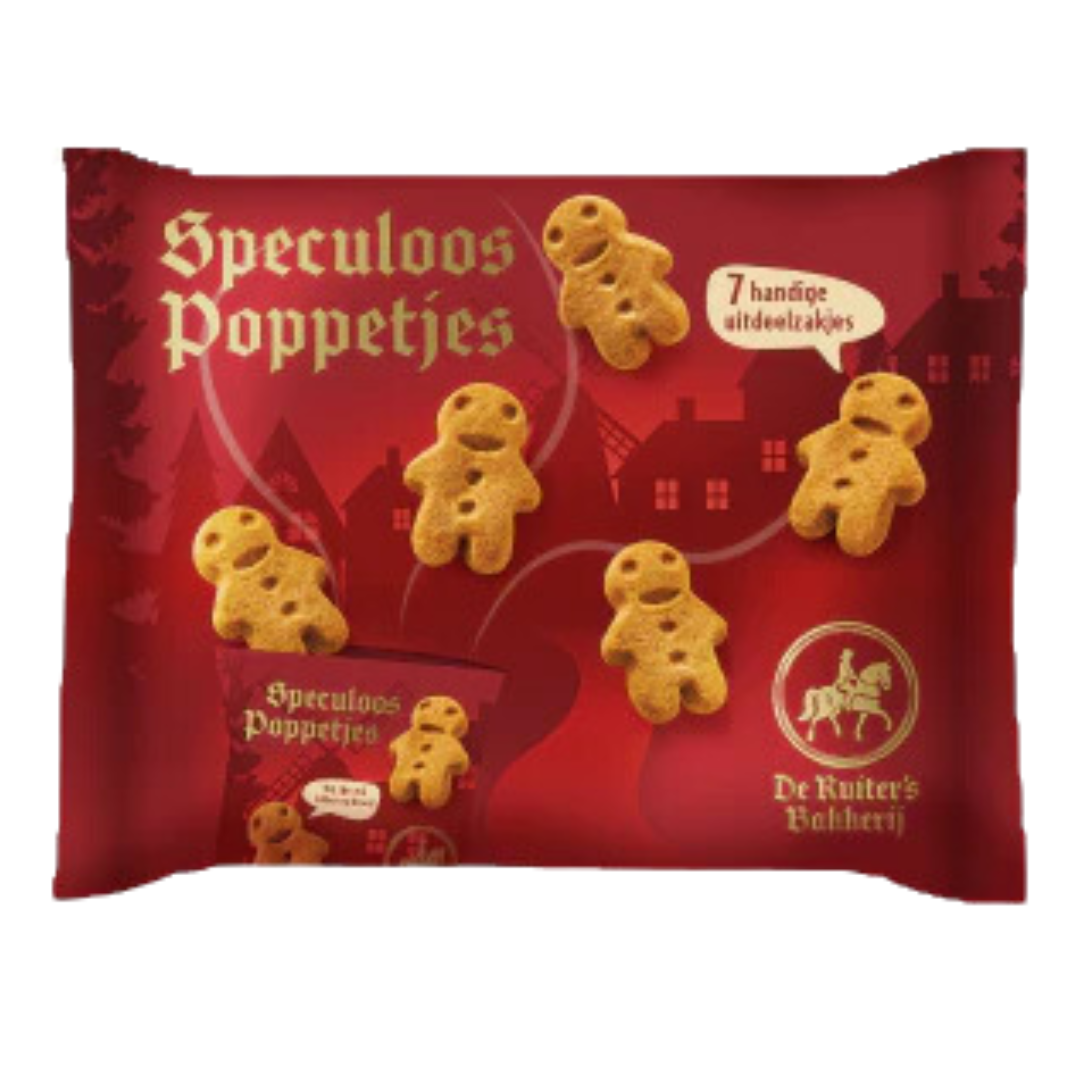 Biscoitos de Caramelo Delauter Mini Doll 168g