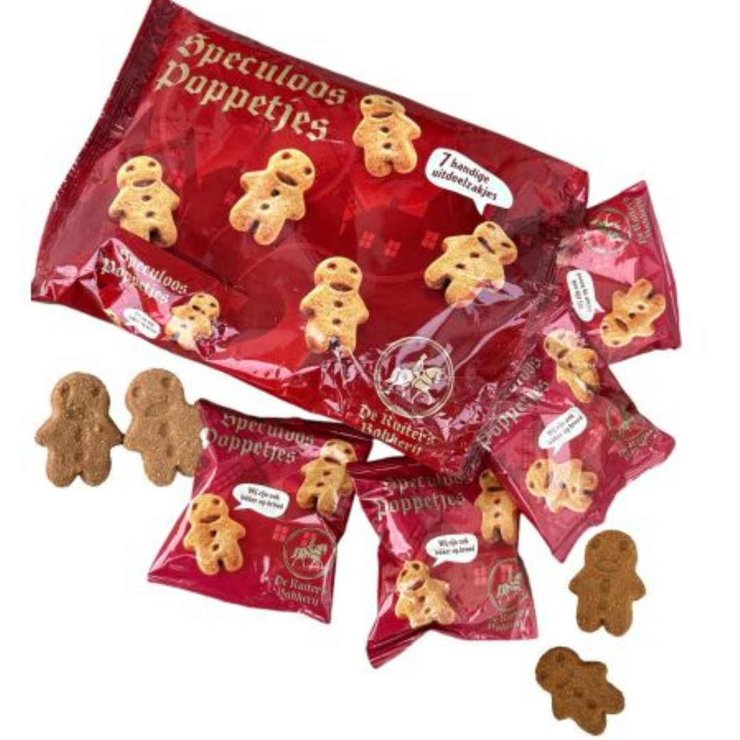 Biscoitos de Caramelo Delauter Mini Doll 168g