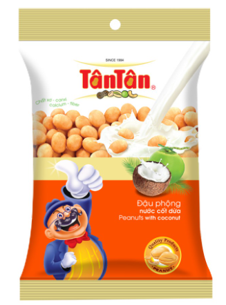 Tan Tan Amendoim com Coco 60g