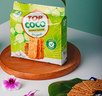 Top Coconut Cracker Original  ココナッツクラッカー150g