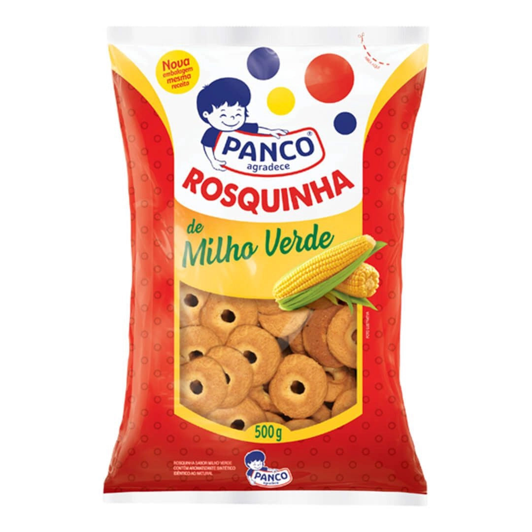 Panco Rosquinha de Milho Verdeコーンビスケット 500g