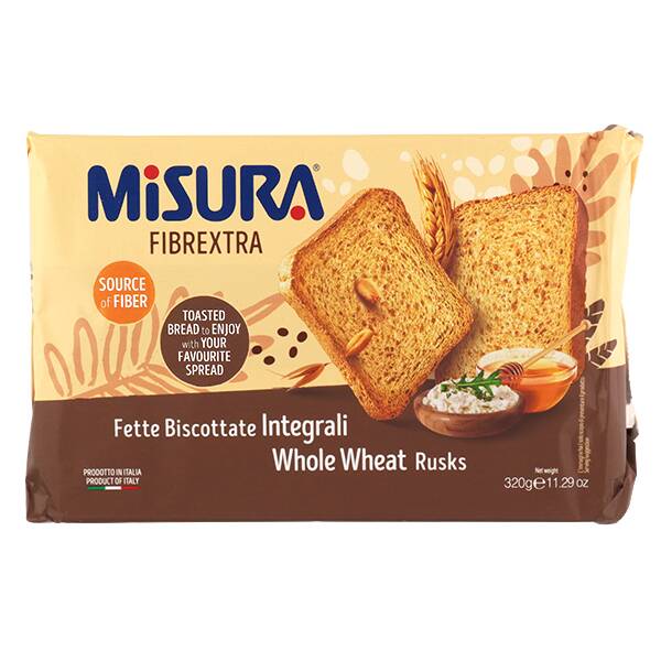 Torradas integrais MISURA 320g