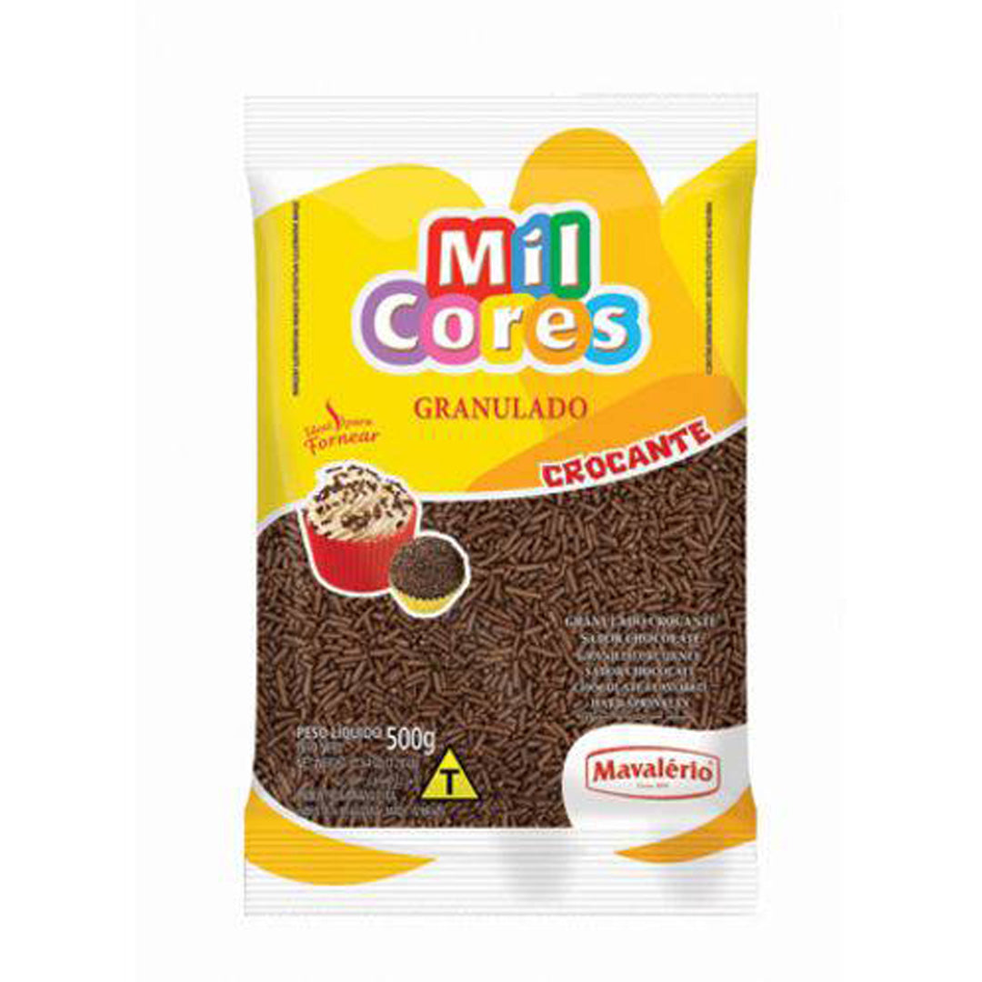 GRANULADO CROCANTE MIL CORES Polvilho de Chocolate 150g