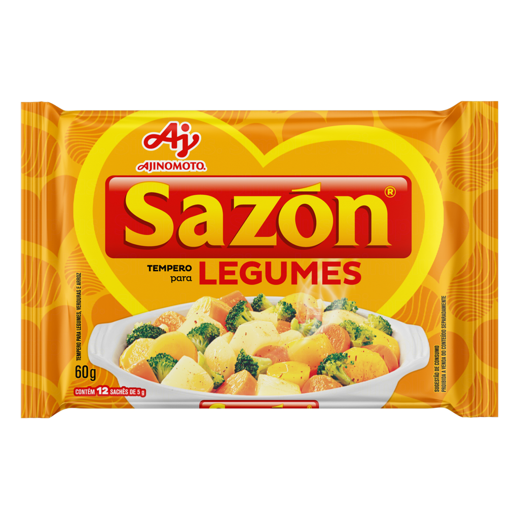 Sazon Ajinomoto Comprehensive Seasoning for Vegetables, 60g