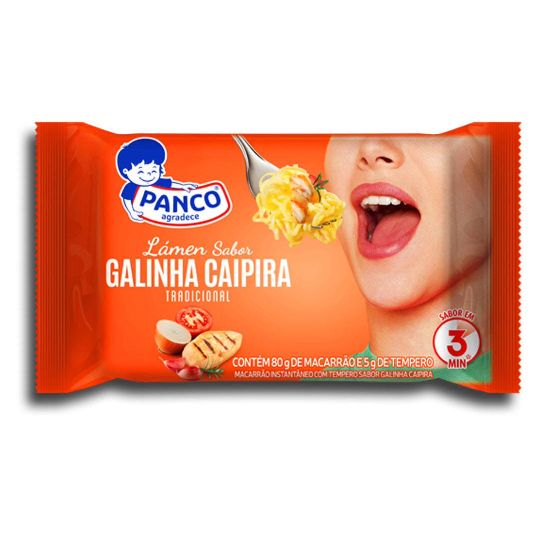 Macarrão Instantâneo Panco Lamen Galinha Caipira 80g