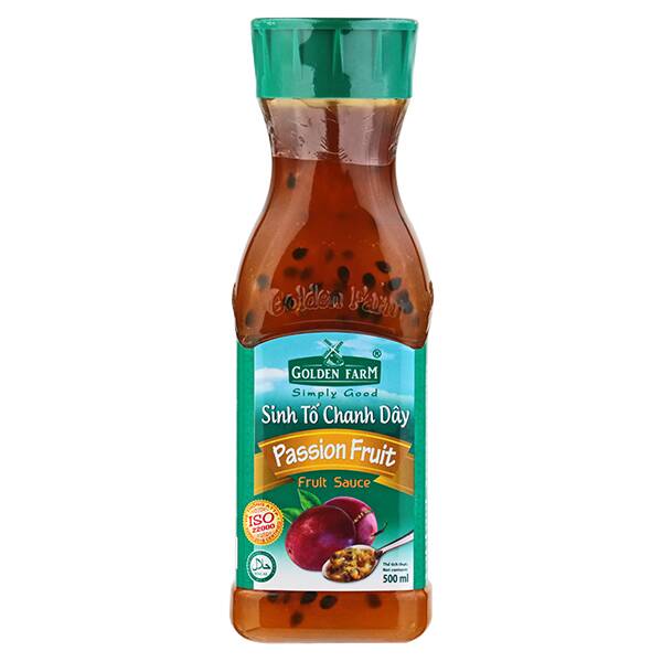 Golden Farm  パッションフルーツ 濃厚フルーツソース 500 ml