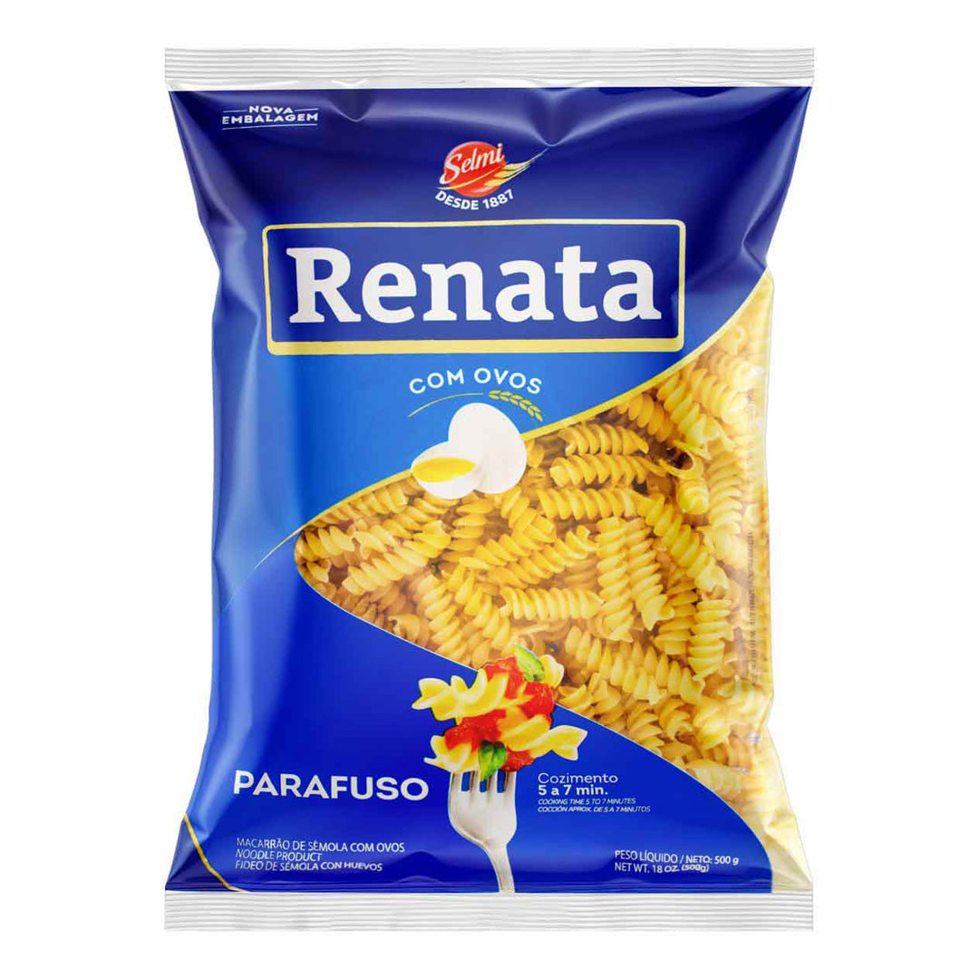 Macarrão de Sêmola com Ovos Parafuso Renata 500g