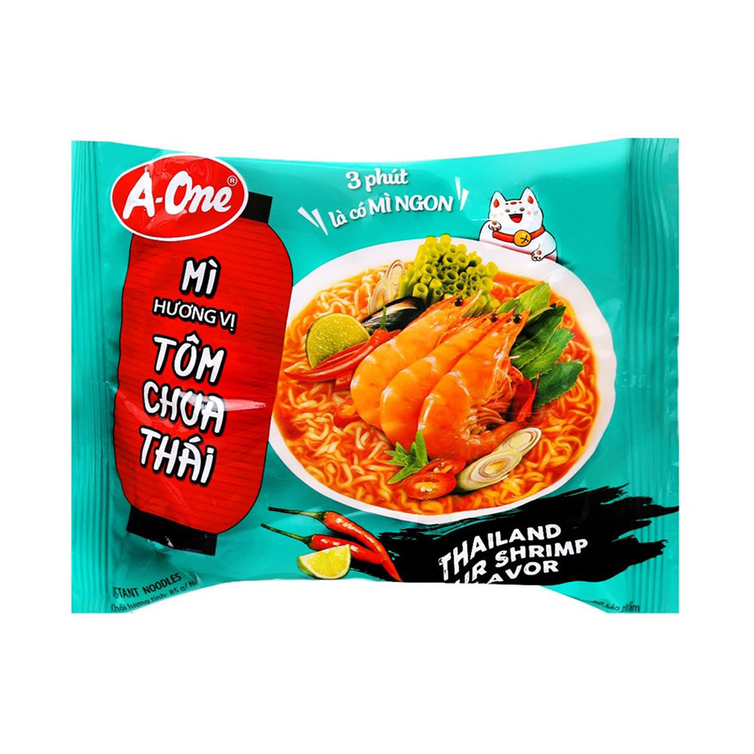 A-One Tom Chua Thai インスタントめん エビ味 85g