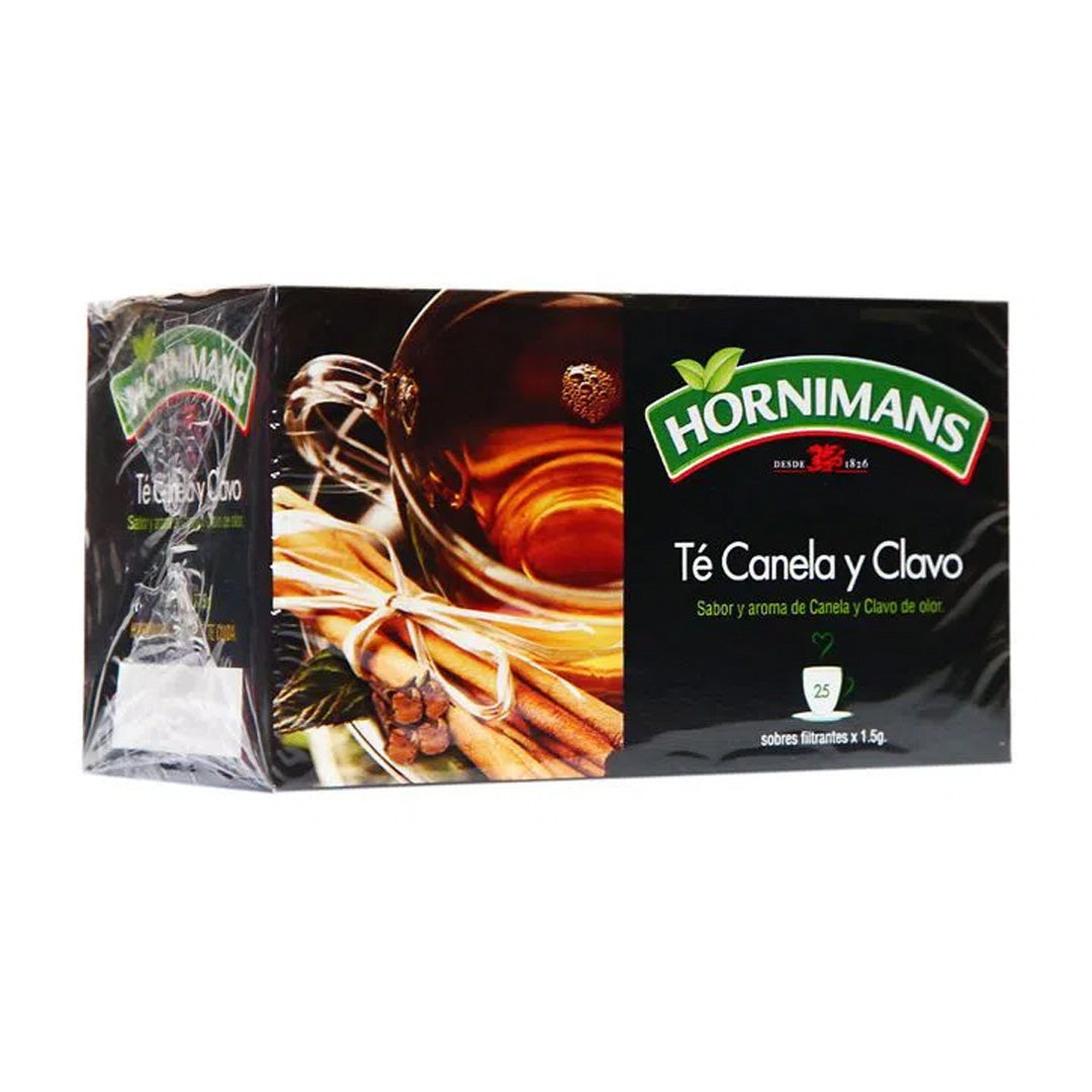 HORNIMANS CANELA Y CLAVO Chá Canela Cravo 25 saquetas