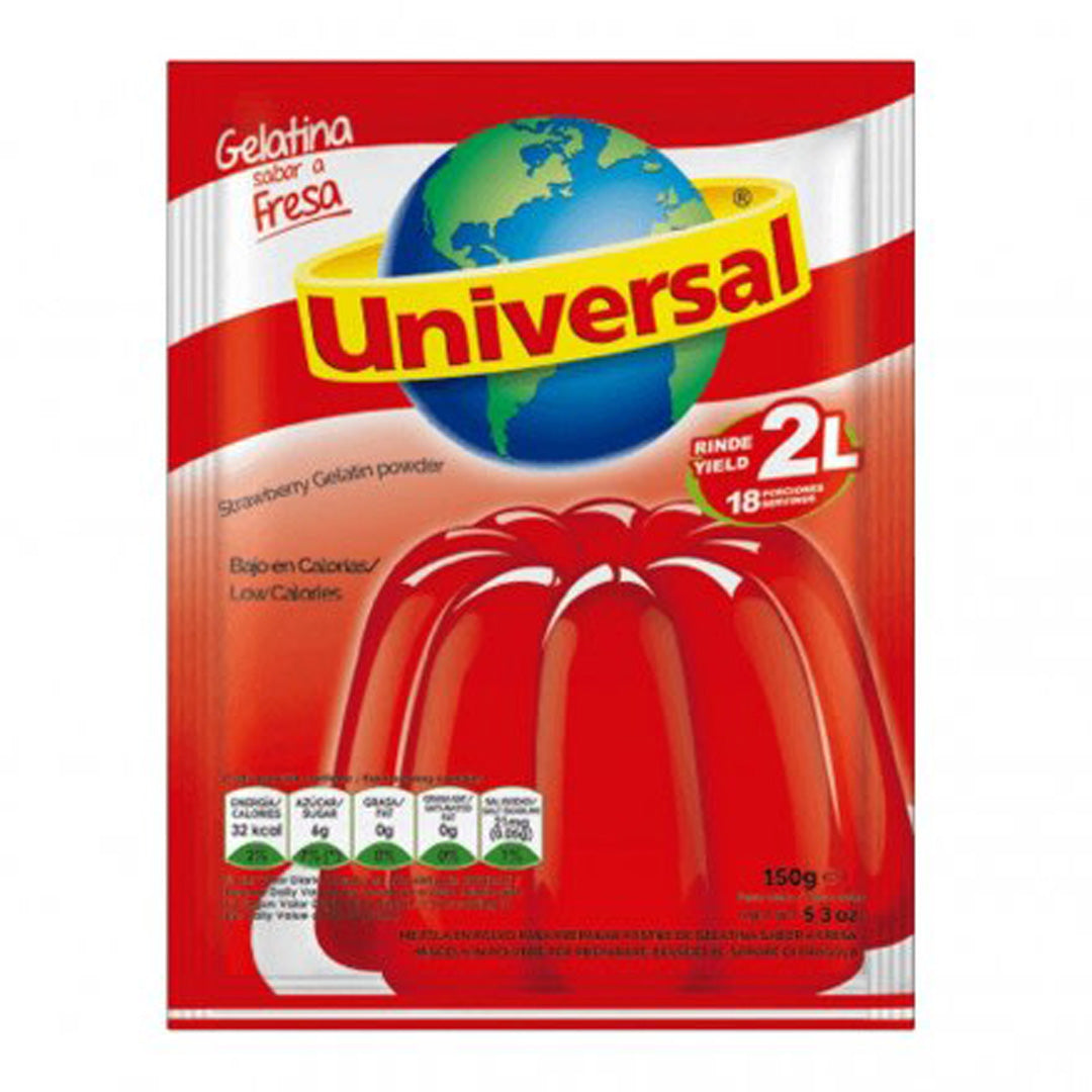 Gelatina em Pó ONU Mix Morango (2L) 150g