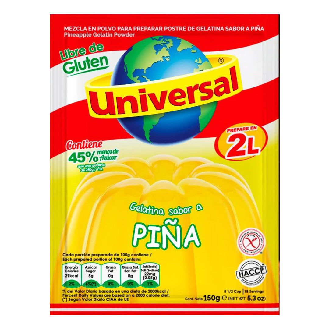 Gelatina em Pó ONU Mix Abacaxi (2L) 150g