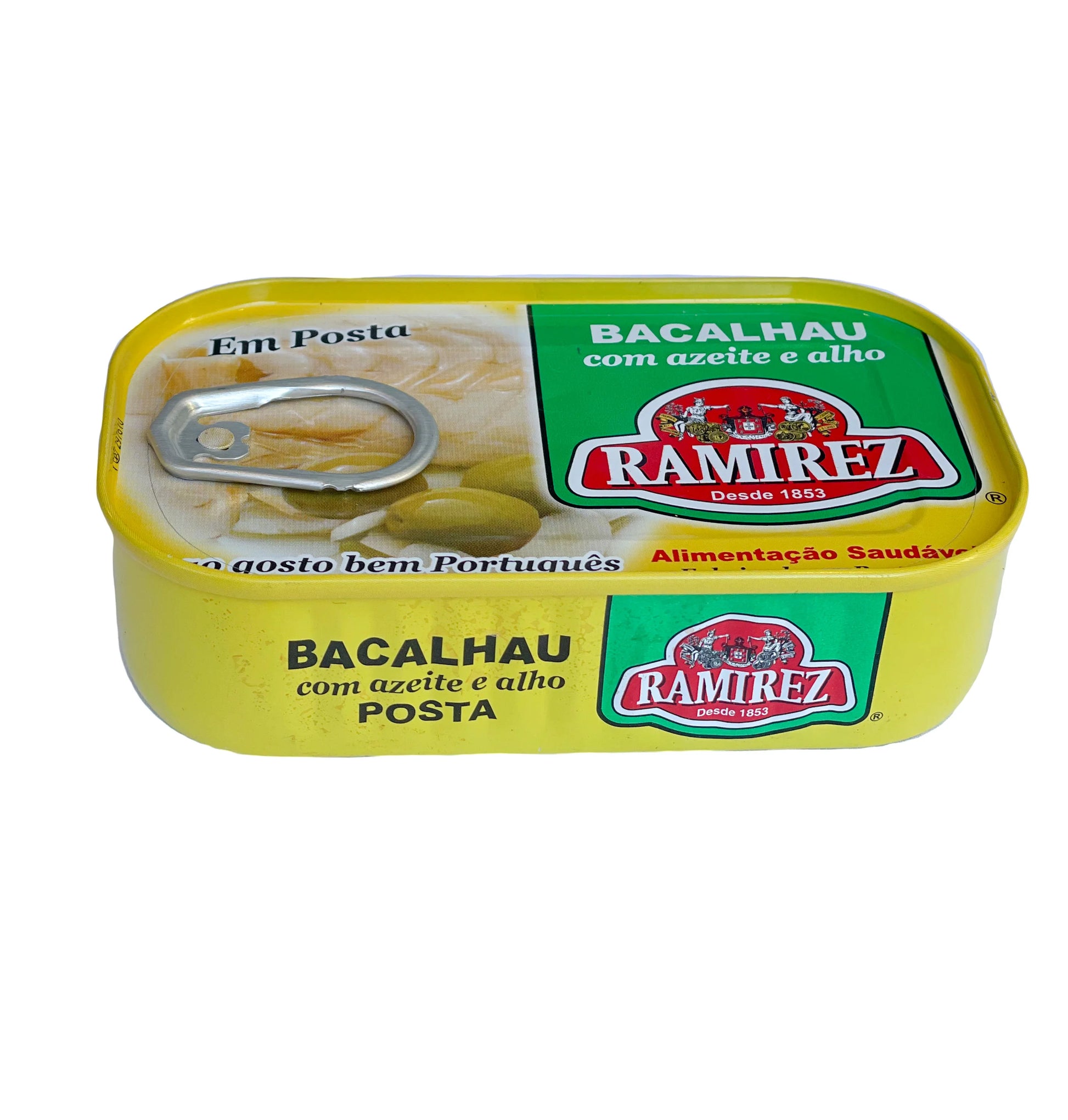 Ramirez Bacillaio (Cod) with Garlic, 120g Can