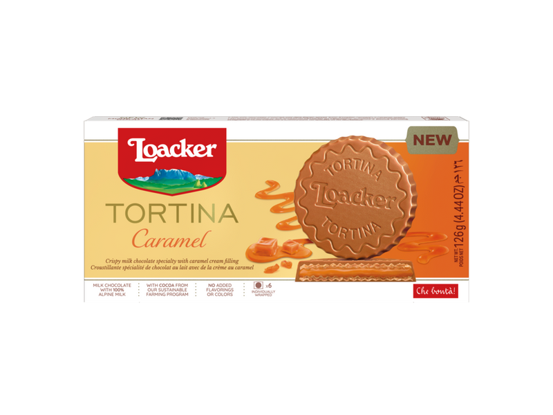 LOACKER TORTINA CARAMEL 126g
